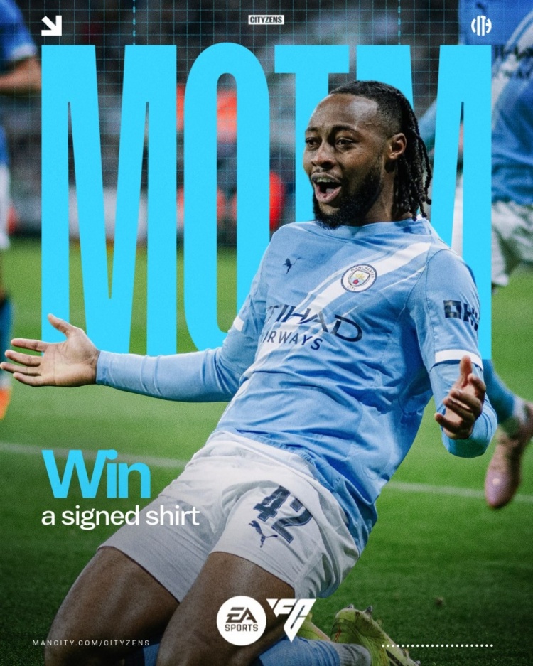 虎扑体育-连场破门！塞梅尼奥当选对阵纽卡一役曼城队内最佳球员